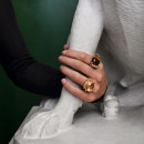 Ole Lynggaard Copenhagen BoHo Doppelring mit Pavébesatz - Bild 2