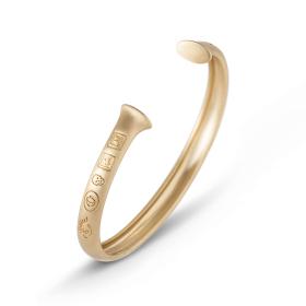 Gelbgold, Armschmuck, Ole Lynggaard Copenhagen Julius Herren Armring Gelbgold A3053-401