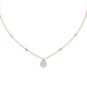         Gelbgold, Halsschmuck, Messika Joy Diamant Poire Collier 05224-YG
