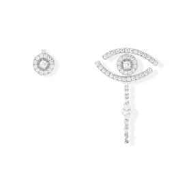 Weißgold, Ohrringe, Messika Lucky Eye Ohrringe 11349-WG