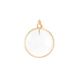 Gelbgold, Halsschmuck, Ole Lynggaard Copenhagen Snakes Monokel-Anhänger A2794-403