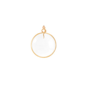 Gelbgold, Halsschmuck, Ole Lynggaard Copenhagen Snakes Monokel-Anhänger A2794-403