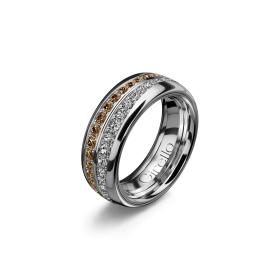 Platin, Ringe, Girello Waves Ring 116.4975.02-PT