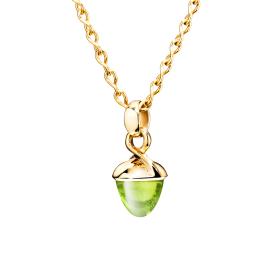 Gelbgold, Halsschmuck, Tamara Comolli MIKADO Bouquet Anhänger Peridot P-MB-Per-yg