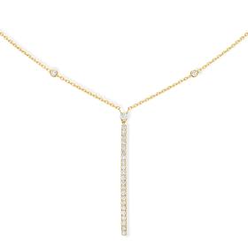 Gelbgold, Halsschmuck, Messika Gatsby Halskette 05448-YG