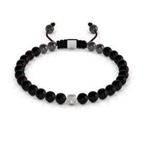 Weißgold, Armschmuck, Shamballa Jewels Non-Braided Armband D184365-XL