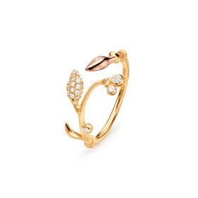         Gelbgold, Ringe, Ole Lynggaard Copenhagen Blooming Ring A2883-401