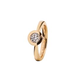 Rotgold, Ringe, Jochen Pohl Jochen Pohl Brillant Ring T6F5-RG-Brill.-0,55ct-leicht-braun/vsi