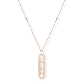         Roségold, Halsschmuck, Messika Move 10th Halskette  10032-PG