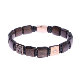 Roségold, Armschmuck, Shamballa Jewels Lock Armband D185469-XL