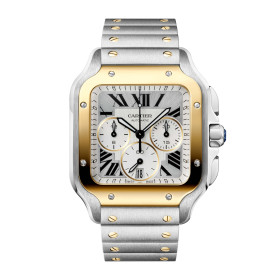 Damen- und Herrenuhr, Cartier Santos de Cartier, Ref: W2SA0035
