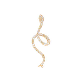         Gelbgold, Ohrringe, Ole Lynggaard Copenhagen Snakes Ohrring mit Diamant-Pavé A2798-401