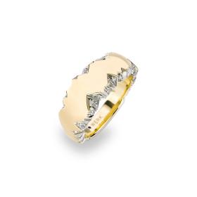 Gelbgold, Ringe, Schmuckwerk Ring Alpenring GR315-GG