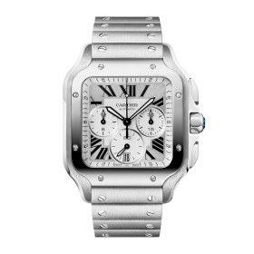 Damen- und Herrenuhr, Cartier Santos de Cartier, Ref: WSSA0083