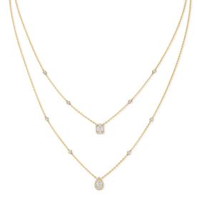 Gelbgold, Halsschmuck, Messika My Twin 2 Rows Collier 06506-YG