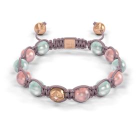 Roségold, Armschmuck, Shamballa Jewels Braided Armband D189771-S