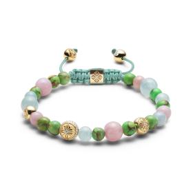Gelbgold, Armschmuck, Shamballa Jewels Non-Braided Armband D198262-S