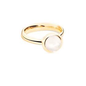 Gelbgold, Ringe, Tamara Comolli BOUTON Ring small sand Mondstein R-BOU-s-MoSa-yg