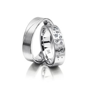 Platin, Ringe, Meister Trauringe Symbolics 112.8823.01/112.8823.00-P