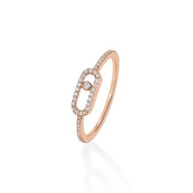 Roségold, Ringe, Messika Move Uno Pavé Ring 05630-PG