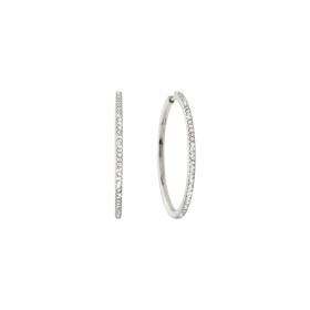 Weißgold, Ohrringe, Ole Lynggaard Copenhagen Love Band Creole Large A2599-501