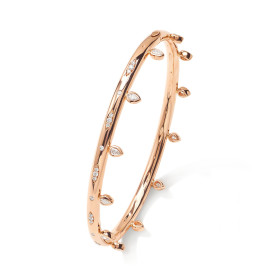 Roségold, Armschmuck, Tamara Comolli GYPSY Drop Armspange mit Diamanten, Ref: BA-Gyp-Dr-17-rg