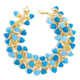 Gelbgold, Armschmuck, Tamara Comolli MIKADO Armband Flamenco Türkis B-MFL-Tur-yg