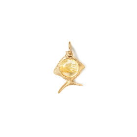         Gelbgold, Halsschmuck, Ole Lynggaard Copenhagen Young Fish Anhänger A3217-402