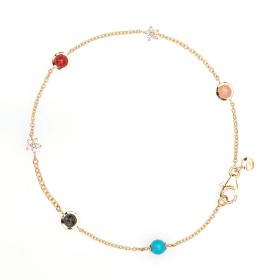 Gelbgold, Armschmuck, Ole Lynggaard Copenhagen Shooting Stars Armband C0073-407
