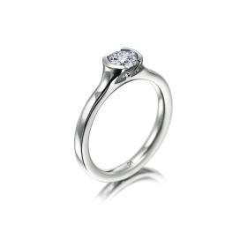 Weißgold, Ringe, Meister Verlobungs- und Solitärring 111.2147.45-W