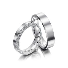 Platin, Ringe, Meister Trauringe Classics 112.8911.01/112.8911.00-P