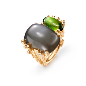         Gelbgold, Ringe, Ole Lynggaard Copenhagen BoHo Doppelring A3206-401