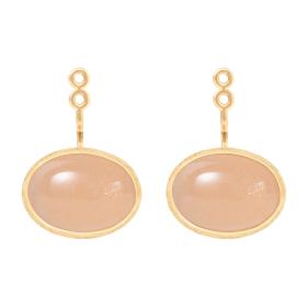 Gelbgold, Ohrringe, Ole Lynggaard Copenhagen Lotus Ohreinhänger A3060-406