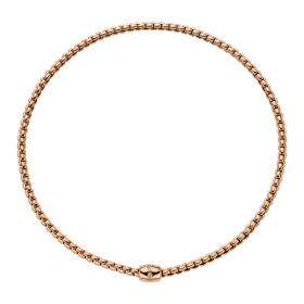 Roségold, Halsschmuck, FOPE Eka Flex'it Halskette mit dekorativem Verschluss 07F01CX_BB_R_XRX_034