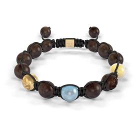 Gelbgold, Armschmuck, Shamballa Jewels Braided Armband D184343-XL