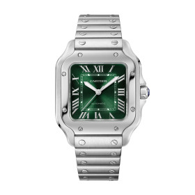 Damen- und Herrenuhr, Cartier Santos de Cartier, Ref: WSSA0061