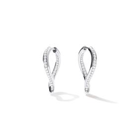 Gelbgold, Ohrringe, Tamara Comolli SIGNATURE Ohrringe Hoop Drop E-Sig-Ho-TDr-p-wg
