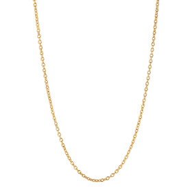 Gelbgold, Halsschmuck, Ole Lynggaard Copenhagen My Little World Halskette Anchor C0070-401