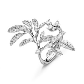         Weißgold, Ringe, Ole Lynggaard Copenhagen Winter Frost Ring groß A2773-501