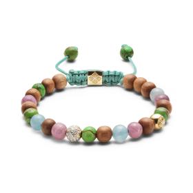 Gelbgold, Armschmuck, Shamballa Jewels Non-Braided Armband D198711-S