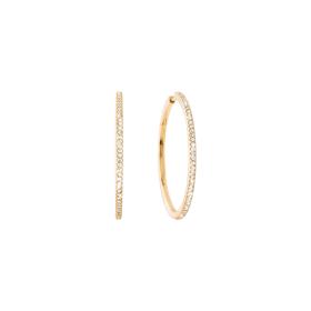 Gelbgold, Ohrringe, Ole Lynggaard Copenhagen Love Bands Creolen A2599-401