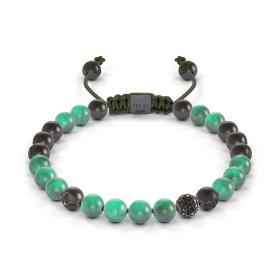 Weißgold, Armschmuck, Shamballa Jewels Non-Braided Armband D182021-M