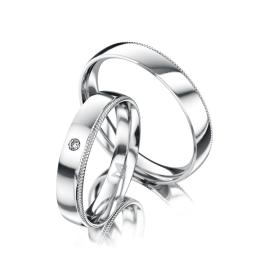 Weißgold, Ringe, Meister Trauringe Phantastics 112.9021.01/112.9021.00-W