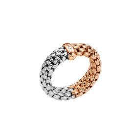 Roségold &amp;amp; Weißgold, Ringe, FOPE Essentials Flex'it Ring, Ref: 08E02AX_XX_1_XRX_0XS