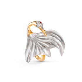 Weißgold, Ringe, Ole Lynggaard Copenhagen Cranes Ring Groß A3094-402