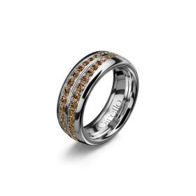 Platin, Ringe, Girello Waves Ring 116.4975.04-PT