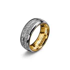 Platin, Ringe, Girello Waves Ring 116.4975.01-GG-PT