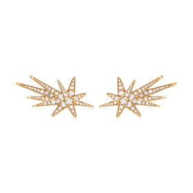         Gelbgold, Ohrringe, Ole Lynggaard Copenhagen Funky Shooting Stars Ohrstecker A3101-401