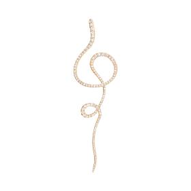 Gelbgold, Ohrringe, Ole Lynggaard Copenhagen Love Bands Ohrring einzeln A2849-401