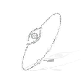 Weißgold, Armschmuck, Messika Lucky Eye Armband 10035-WG